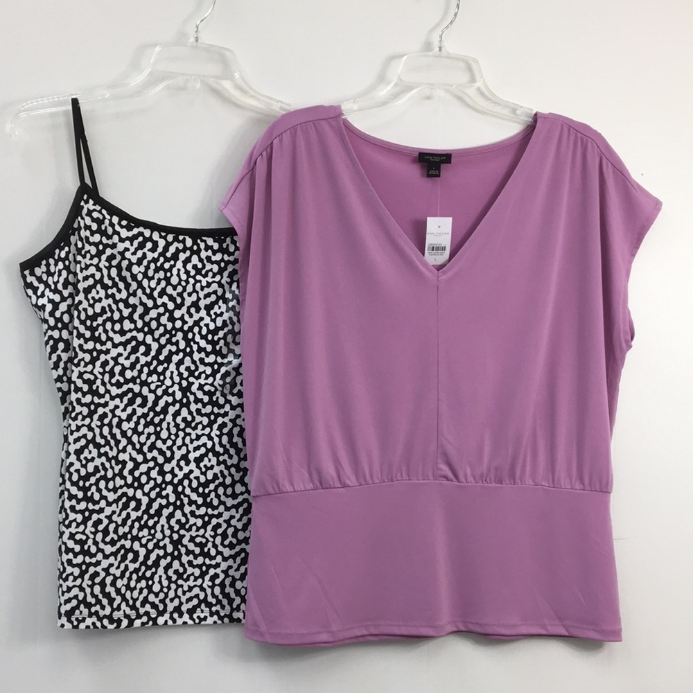 Ann Taylor Factory Women's Tank Blouse Bundle Size L Brand NEW With Tags